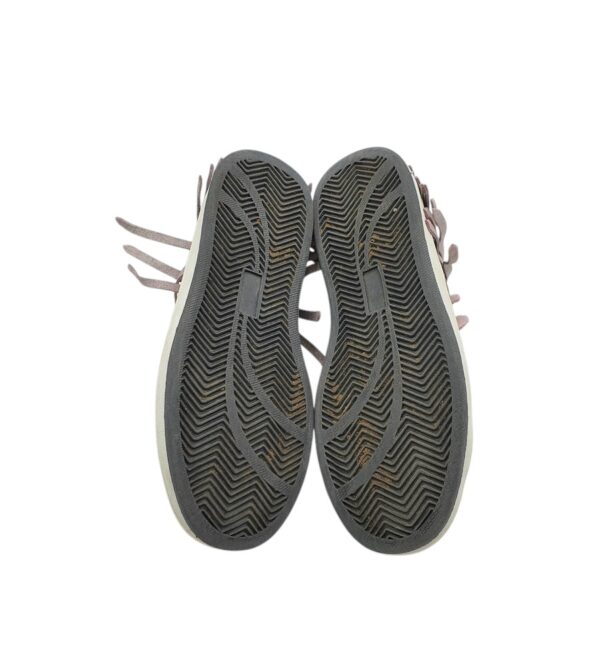 Adidasi copii Benetton 29, piele intoarsa, gri negru - imagine 5