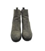 Botine dama Graceland 42, imitatie de piele, gri - imagine 3