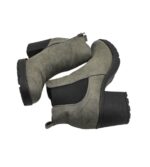 Botine dama Graceland 42, imitatie de piele, gri - imagine 4