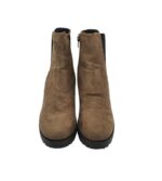 Botine dama Graceland 42, material textil, maro - imagine 3