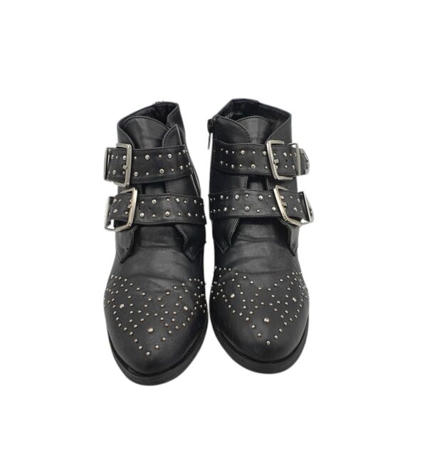 Botine dama Pimkie 39, imitatie de piele, negru - imagine 3