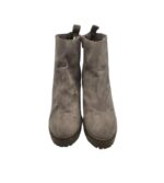 Botine dama Primark 38, material textil, gri - imagine 3