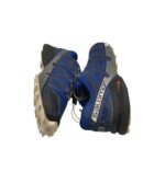 Adidasi barbati Salomon 42, material textil, albastru - imagine 4