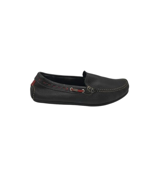 Mocasini unisex Tommy Hilfiger 39, piele , negru - imagine 1