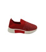 Adidasi dama 38, material textil, rosu