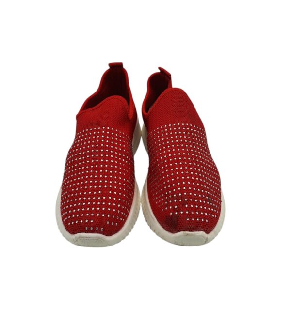 Adidasi dama 38, material textil, rosu - imagine 3