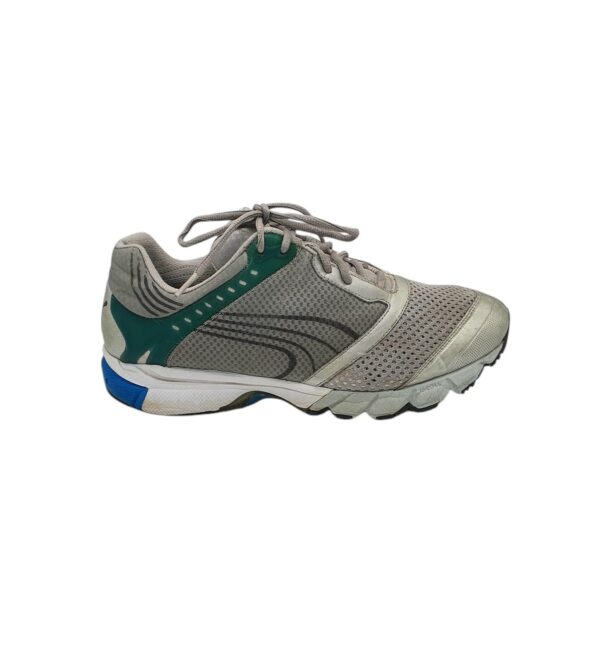 Adidasi barbati Puma 46, material textil, imitatie de piele, gri - imagine 1