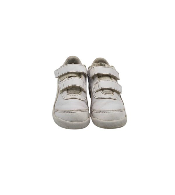 Adidasi copii Puma 25, piele, alb - imagine 3