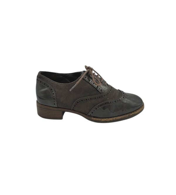 Pantofi dama Graceland 37, imitatie de piele, material textil,  negru - imagine 1