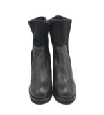 Cizme copii River Island 38, piele,  material textil, negru - imagine 3