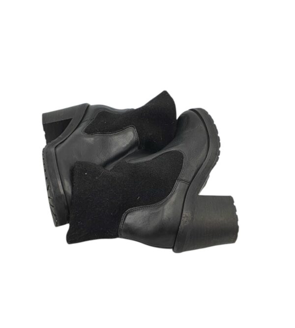 Cizme copii River Island 38, piele,  material textil, negru - imagine 4