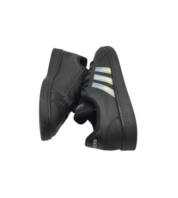 Adidasi dama Adidas 38, imitatie de piele, negru - imagine 4