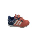 Adidasi copii Adidas 29, material textil, imitatie de piele, roz albastru