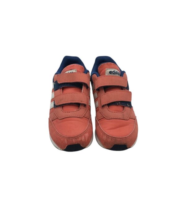 Adidasi copii Adidas 29, material textil, imitatie de piele, roz albastru - imagine 3
