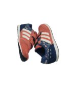 Adidasi copii Adidas 29, material textil, imitatie de piele, roz albastru - imagine 4