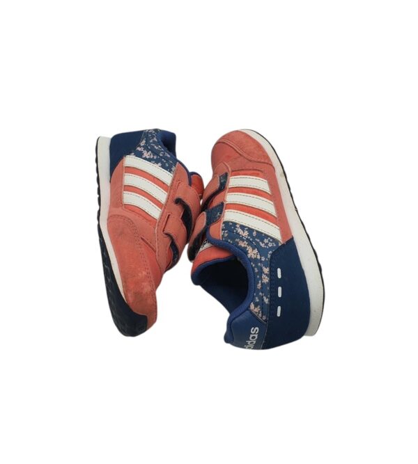 Adidasi copii Adidas 29, material textil, imitatie de piele, roz albastru - imagine 4