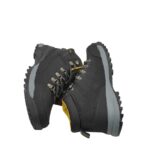 Ghete dama AxBoxing imitatie de piele, negru, îmblanite - imagine 4