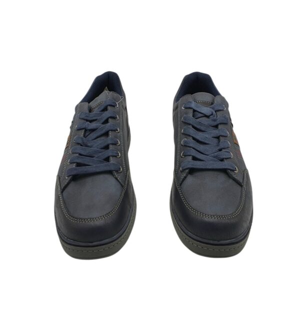 Adidasi barbati Arrigo Bello,  imitatie de piele, bleumarin - imagine 3