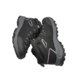Ghete barbati Axboxing , imitatie de piele, negru gri , îmblanite - imagine 4