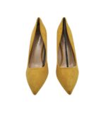 Pantofi dama Lulu 40, material textil, galben - imagine 3