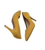 Pantofi dama Lulu 40, material textil, galben - imagine 4