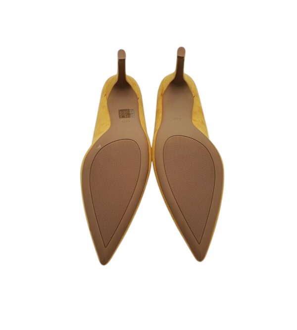Pantofi dama Lulu 40, material textil, galben - imagine 5
