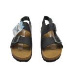 Sandale barbati Salamander 42, piele, negru - imagine 3