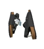 Sandale barbati Salamander 42, piele, negru - imagine 5