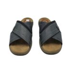 Saboti barbati Salamander 42, piele, negru - imagine 3