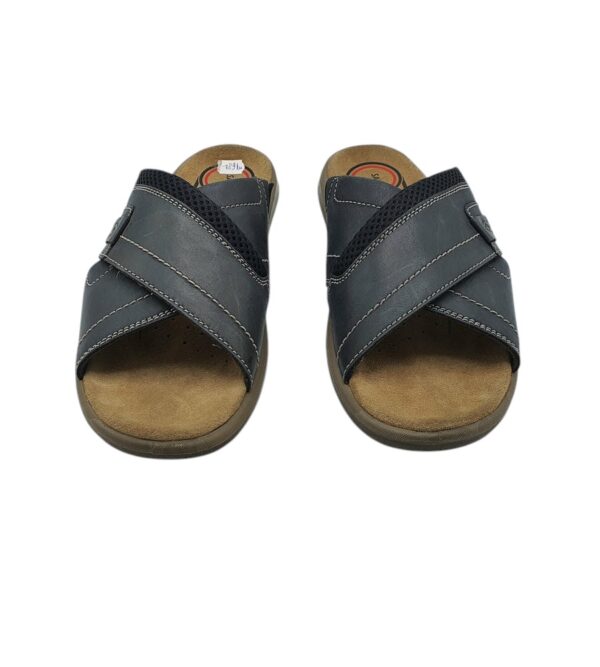 Saboti barbati Salamander 42, piele, negru - imagine 3