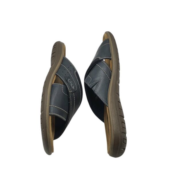 Saboti barbati Salamander 42, piele, negru - imagine 4