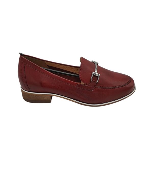 Pantofi dama Salamander 37, piele, rosu - imagine 1