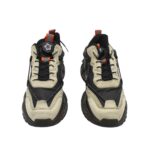Adidasi barbati Sport 43, imitatie de piele, alb negru - imagine 3