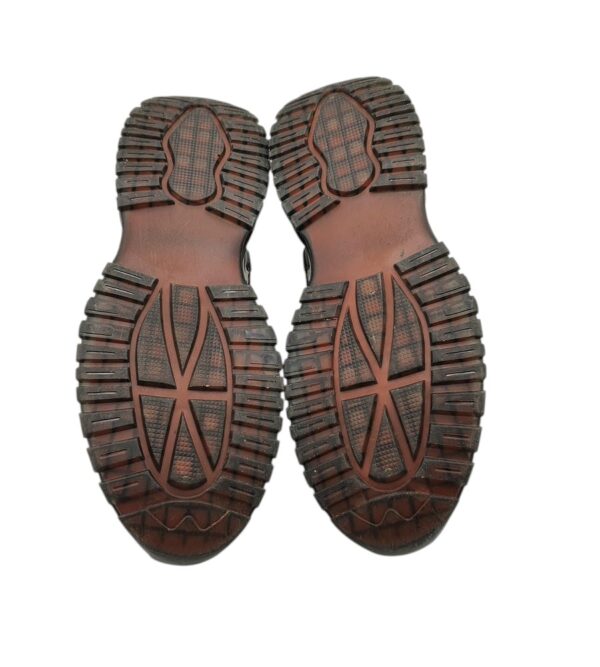 Adidasi barbati Sport 43, imitatie de piele, alb negru - imagine 5