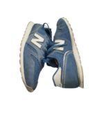 Adidasi barbati New Balance 44, piele intoarsa, material textil, albastru - imagine 4