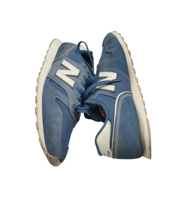 Adidasi barbati New Balance 44, piele intoarsa, material textil, albastru - imagine 4