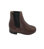 Ghete copii 25, piele, maro