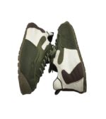 Adidasi barbati Fashion 43, imitatie de piele, kaki - imagine 4