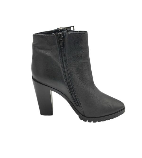 Botine dama Spm 38, piele, negru - imagine 1