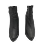 Botine dama Spm 38, piele, negru - imagine 3