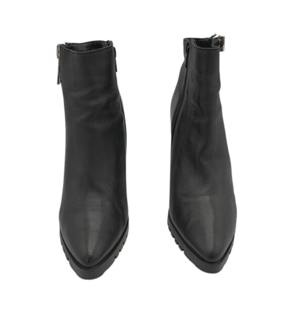 Botine dama Spm 38, piele, negru - imagine 3