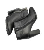 Botine dama Spm 38, piele, negru - imagine 4