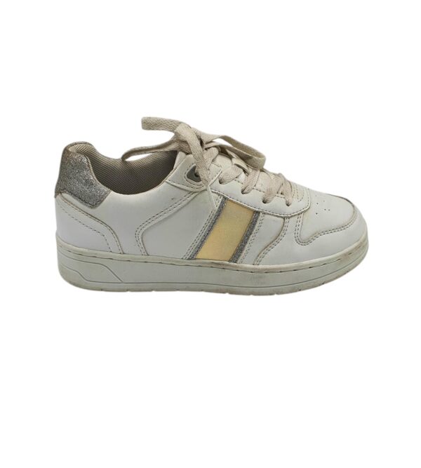 Adidasi dama Graceland 39, imitatie de piele, alb - imagine 1