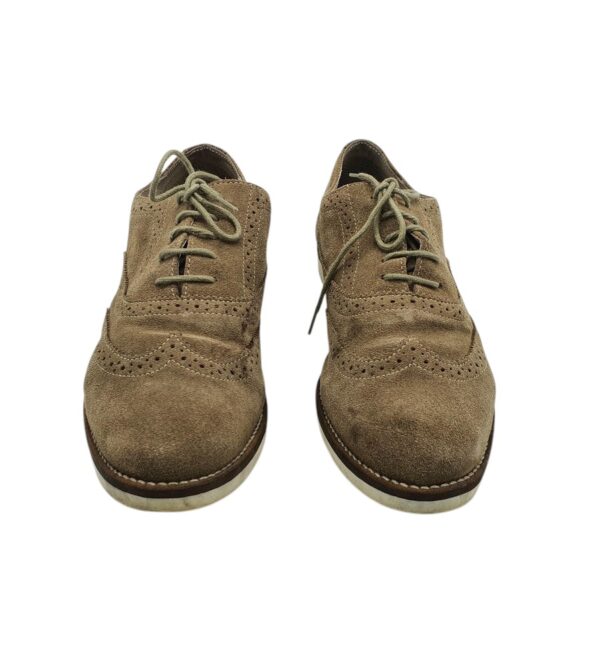 Pantofi barbati  TCM 43, piele intoarsa , bej - imagine 3