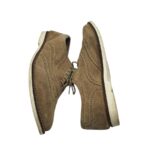 Pantofi barbati  TCM 43, piele intoarsa , bej - imagine 4