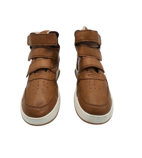 Ghete copii Tu 36, imitatie de piele, maro - imagine 3