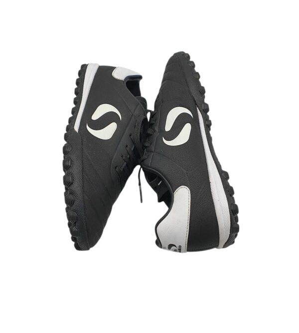 Adidasi copii Sondico 35, imitatie de piele, negru alb - imagine 4