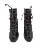 Botine dama Calvin Klein 37, piele, negru - imagine 3