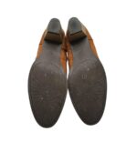 Botine dama 41, material textil, maro - imagine 5