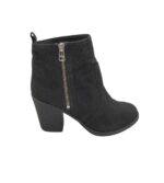 Botine dama H&M 38, material textil, negru